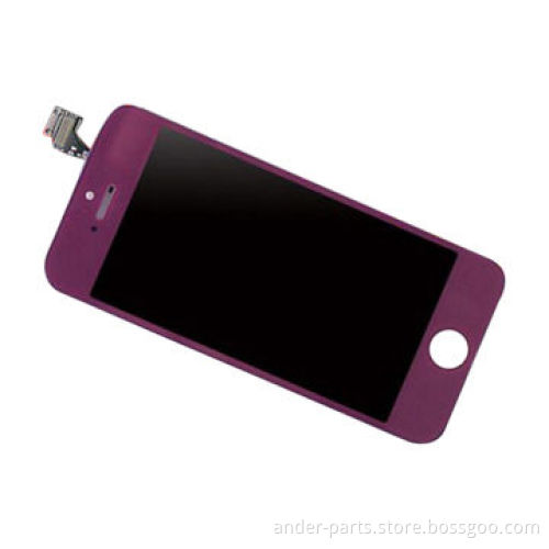 OEM mobile phone LCD screen full assembly with digitizer for iPhone 5, multicolor